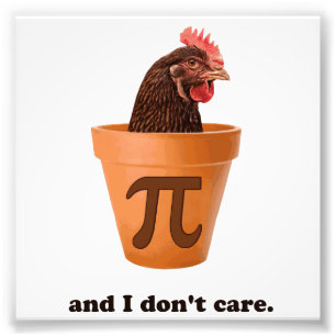 Chicken Pot Pi (en dat kan me niets schelen) Foto Afdruk