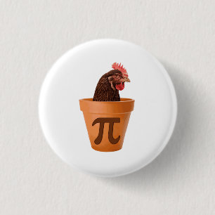 Chicken Pot Pi (en dat kan me niets schelen) Ronde Button 3,2 Cm