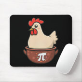 Chicken Pot Pi Funny Pie Day Cartoon Chicken Pot P Muismat (Met muis)