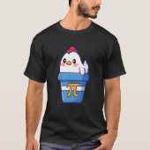 Chicken Pot Pi Funny Wiskunde Day T-shirt (Voorkant)