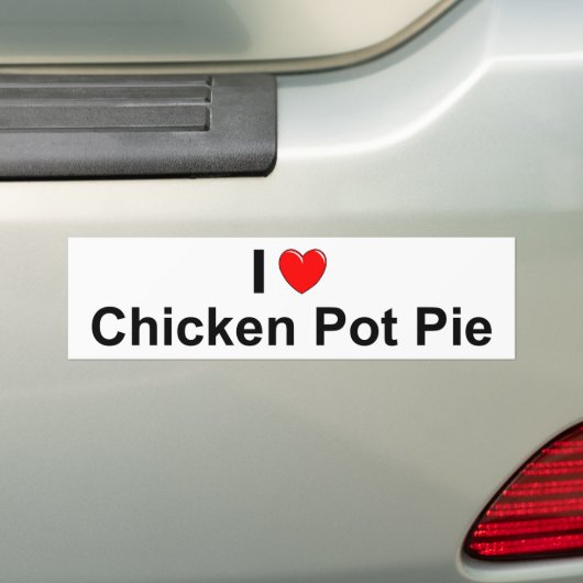 Chicken Pot Pie Bumpersticker (Op auto)