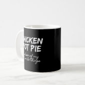 Chicken Pot Pie Drie van mijn favoriete dingen Pot Koffiemok (Voorkant links)