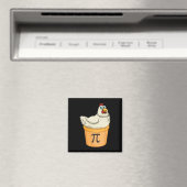 Chicken Pot Pie Funny Wiskunde Pun Chicken Pot Pi Magneet (Insitu (Vaatwasser))