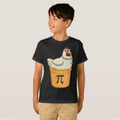 Chicken Pot Pie Funny Wiskunde Pun Chicken Pot Pi T-shirt (Voorkant volledig)