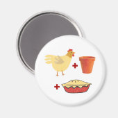 Chicken Pot Pie Magneet (Voorkant / Achterkant)