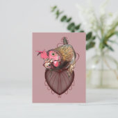 Chicken Pulling Heartstrings Briefkaart (Staand voorkant)