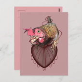 Chicken Pulling Heartstrings Briefkaart (Voorkant / Achterkant)