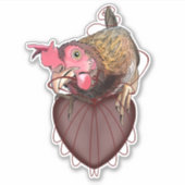 Chicken Pulling Heartstrings Sticker (Voorkant)