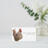 Chicken Rancher-Visitekaartje Visitekaartje (Staand voorkant)
