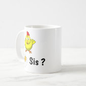 Chicken Recognizes Sister Egg Koffiemok (Voorkant links)