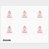 Chicken Ronde Sticker (Vel)