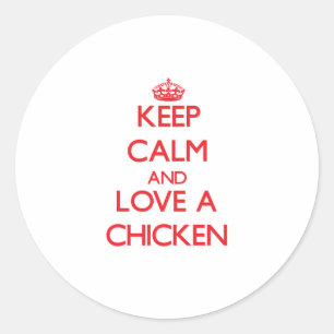 Chicken Ronde Sticker