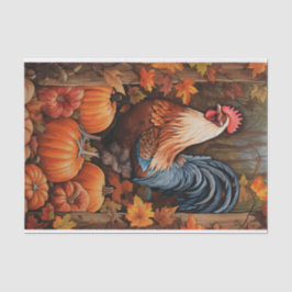 Chicken Rooster Art Decoupage Ephemera Tissuepapier