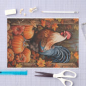 Chicken Rooster Art Decoupage Ephemera Tissuepapier (Craft)