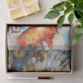 Chicken Rooster Art Decoupage Ephemera Tissuepapier (Geschenk)