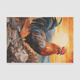 Chicken Rooster Art Decoupage Ephemera Tissuepapier