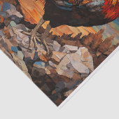 Chicken Rooster Art Decoupage Ephemera Tissuepapier (Detail)