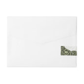 Chicken Rooster Colorful Pattern Boerderij Adreslabel Wikkel (Achterkant)