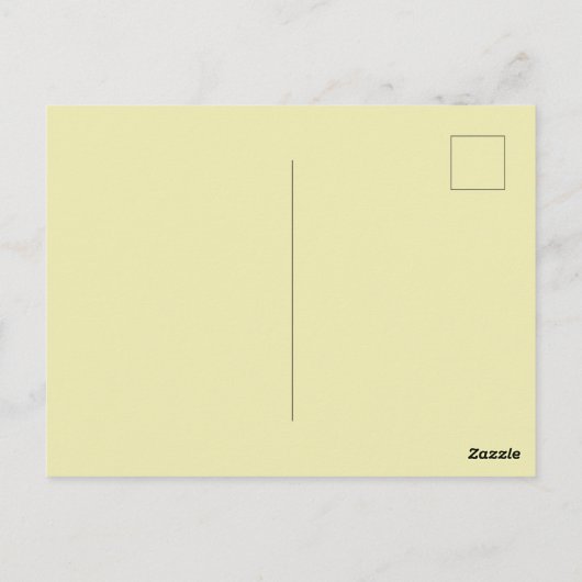 Chicken Rooster New Address Briefkaart we move (Achterkant)