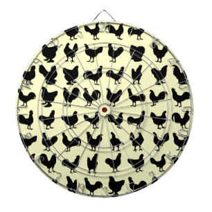 Chicken Silhouettes Dartbord
