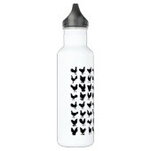 Chicken Silhouettes Waterfles (Links)