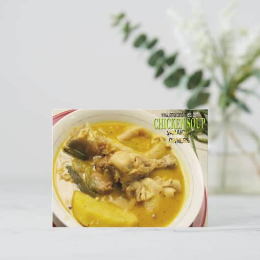 Chicken Soup Briefkaart (Staand voorkant)