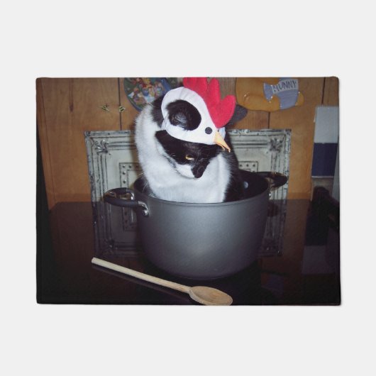 Chicken Soup Cat Kitchen Mat (Voorkant)