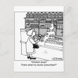 Chicken Soup is mijn recept? Briefkaart