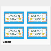 Chicken Soup Rechthoekige Sticker (Vel)