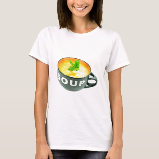 Chicken soup t-shirt (Voorkant)