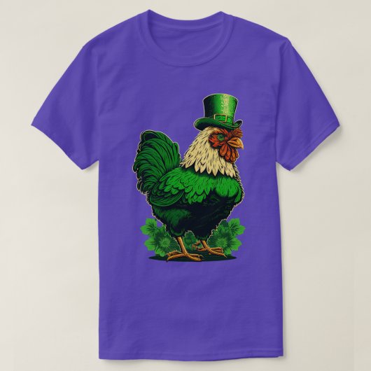 Chicken St Patricks Dag 2 T-shirt (Design voorkant)