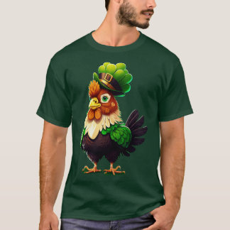Chicken St Patricks Dag 7 T-shirt