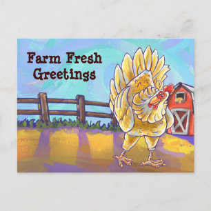Chicken Stationery Briefkaart
