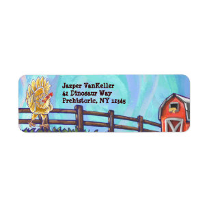 Chicken Stationery Etiket