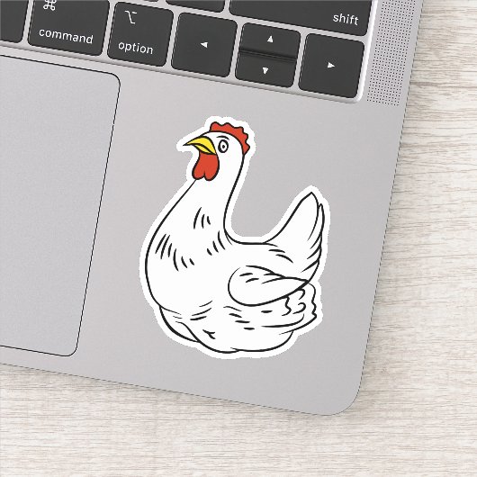 Chicken Sticker (Detail)