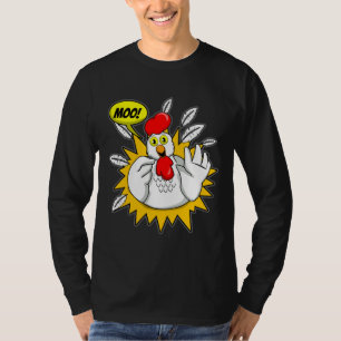 Chicken T Moo Chicken T-shirt