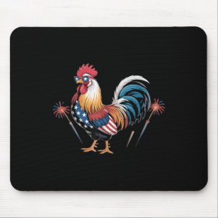 Chicken USA Vlag Patriottische Kip Liefhebber 4e v Muismat