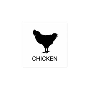 Chicken Wedding Meal Choice Rubberstempel