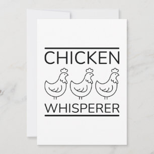 Chicken Whisperer Bedankkaart