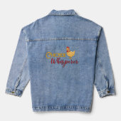 Chicken Whisperer Denim Jacket (Achterkant)