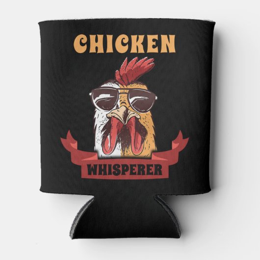 Chicken Whisperer Distress Poultry Farmer Gift Blikjeskoeler (Voorkant)