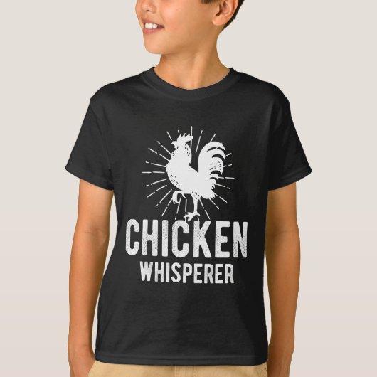 Chicken Whisperer Funny Boerderij Chicken Face Far T-shirt (Voorkant)
