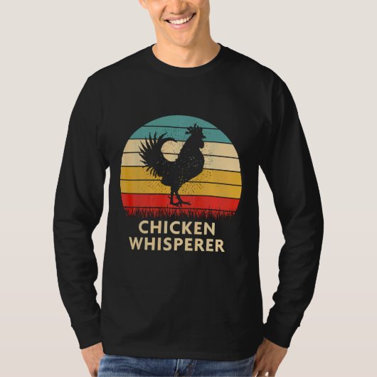Chicken Whisperer  Retro T-shirt (Voorkant)