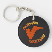 Chicken Wing Acryl Sleutelhanger (Voorkant)