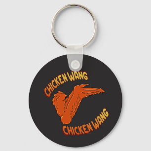 Chicken Wing Button Sleutelhanger