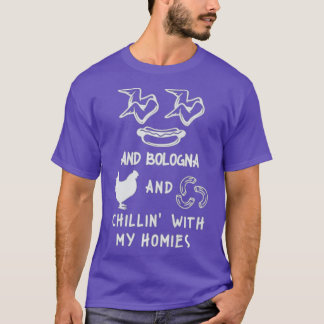 Chicken Wing Chicken Wing Hot Dog Bologna viraal T-shirt