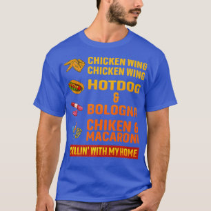 Chicken Wing Chicken Wing Hot Dog en Bologna T-shirt