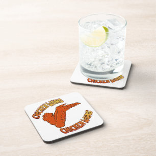 Chicken Wing dessous de verre en plastique dur