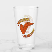 Chicken Wing Glass Cup Glas (Achterkant)