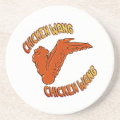 Chicken Wing Sandstone Onderzetter (Voorkant)